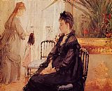 Interior Canvas Paintings - Interior Morisot